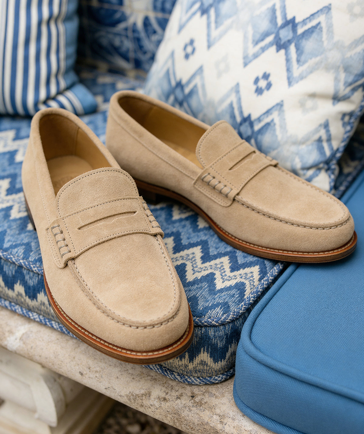 TIFFANY Beige Amber Loafers