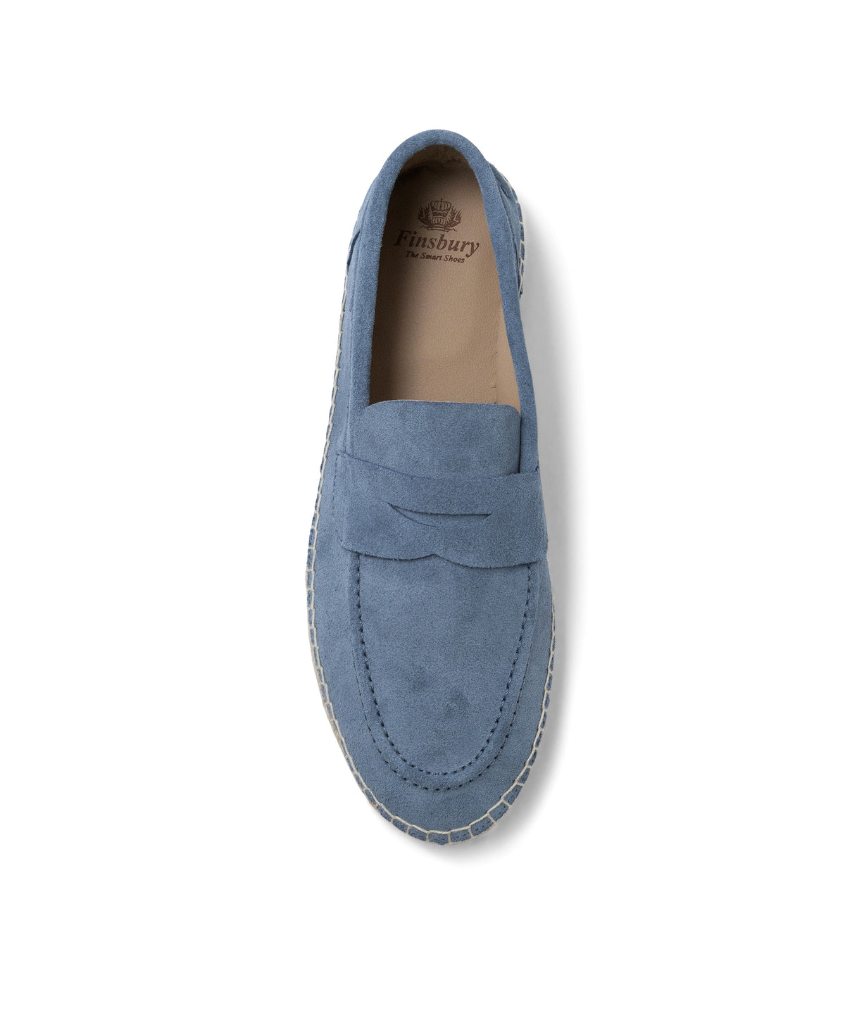 Mocassins NEVADA Daim Bleu