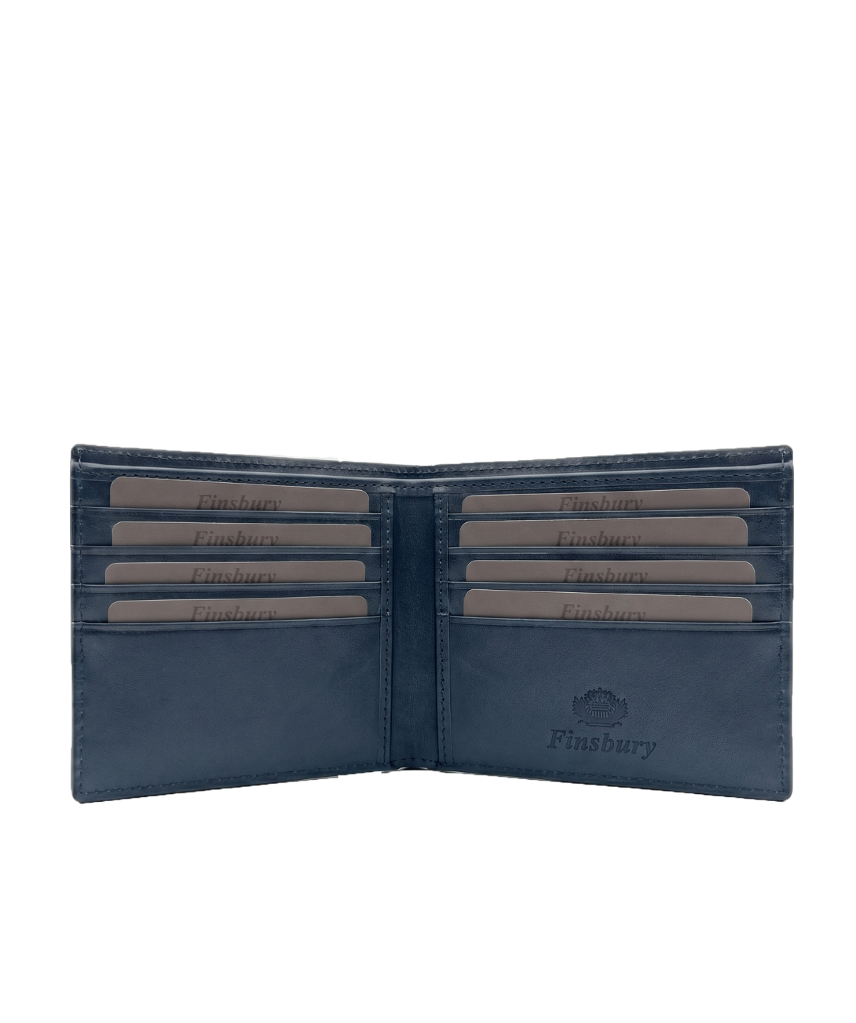Portefeuille Croco Gris