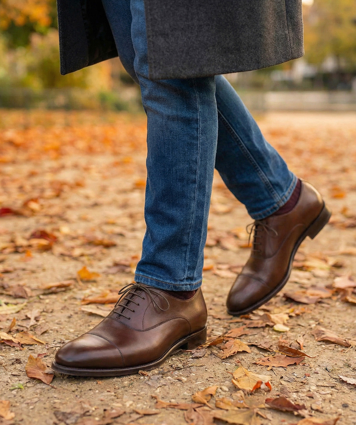 OXFORD Walnut Brown Oxfords