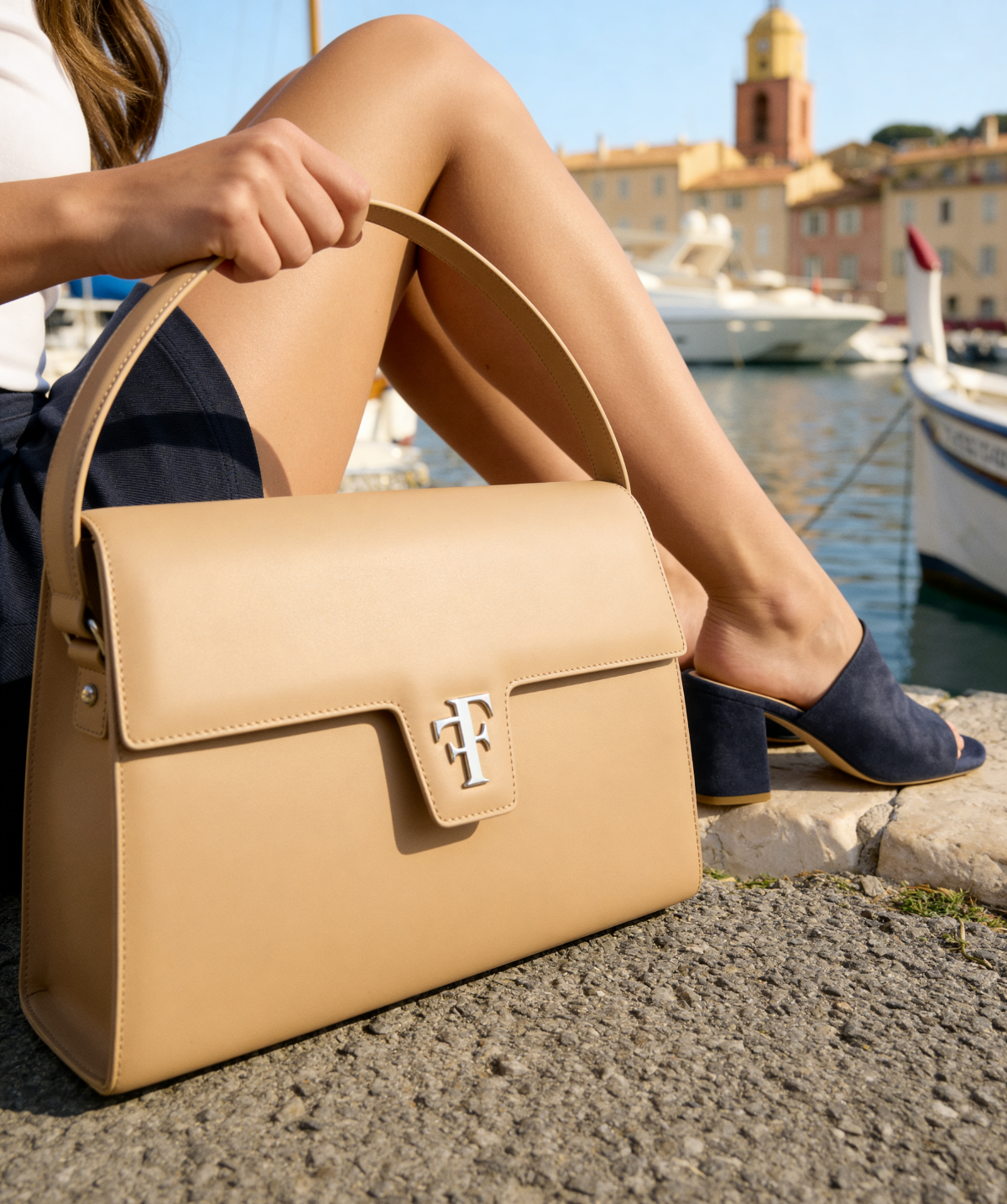 Sac FF35 Beige Argent