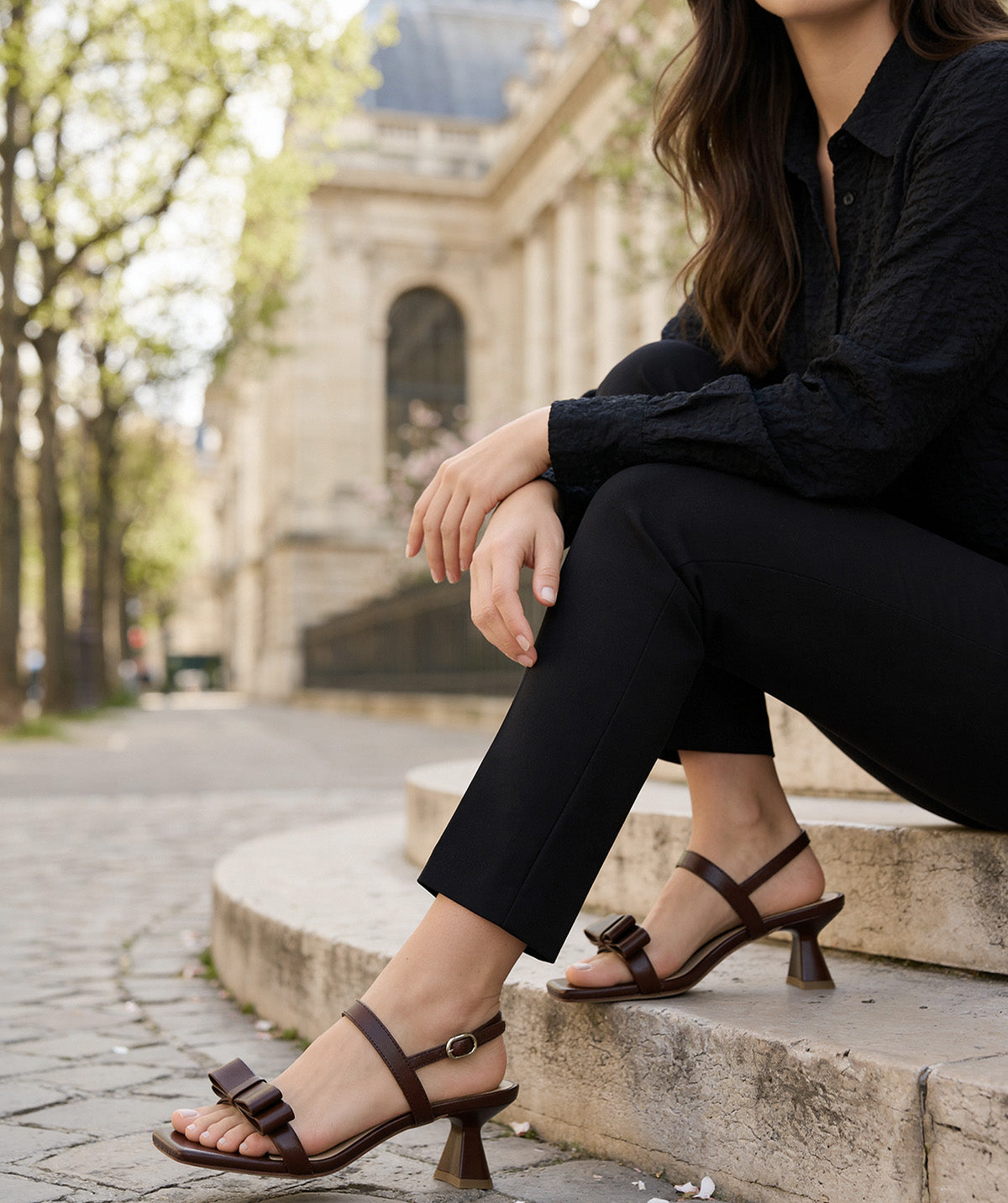 Sandales ANTOINETTE Marron Chocolat