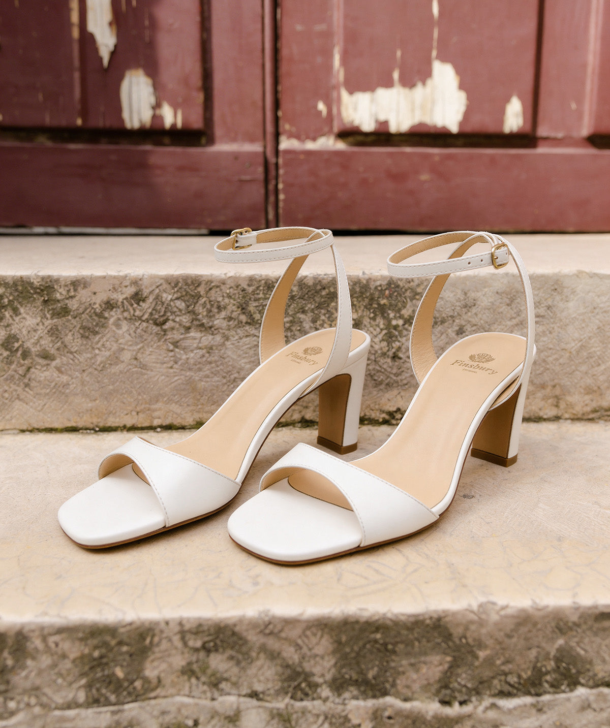 CLAIRE White Sandals