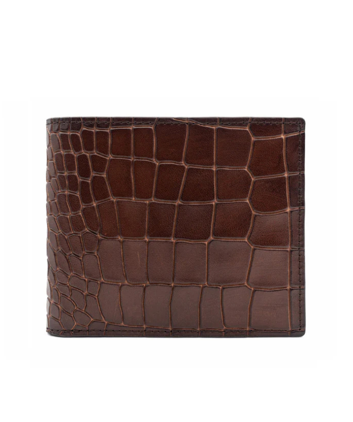 Brown Croco Wallet