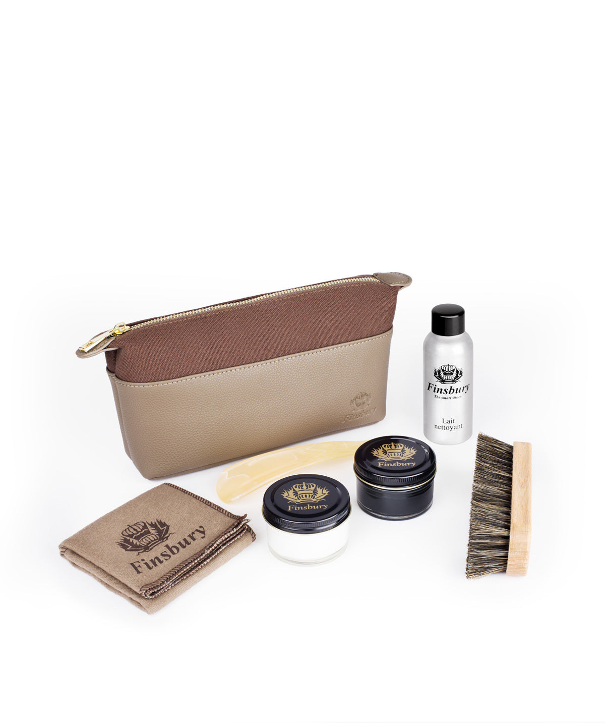Chocolate & Taupe Travel Kit