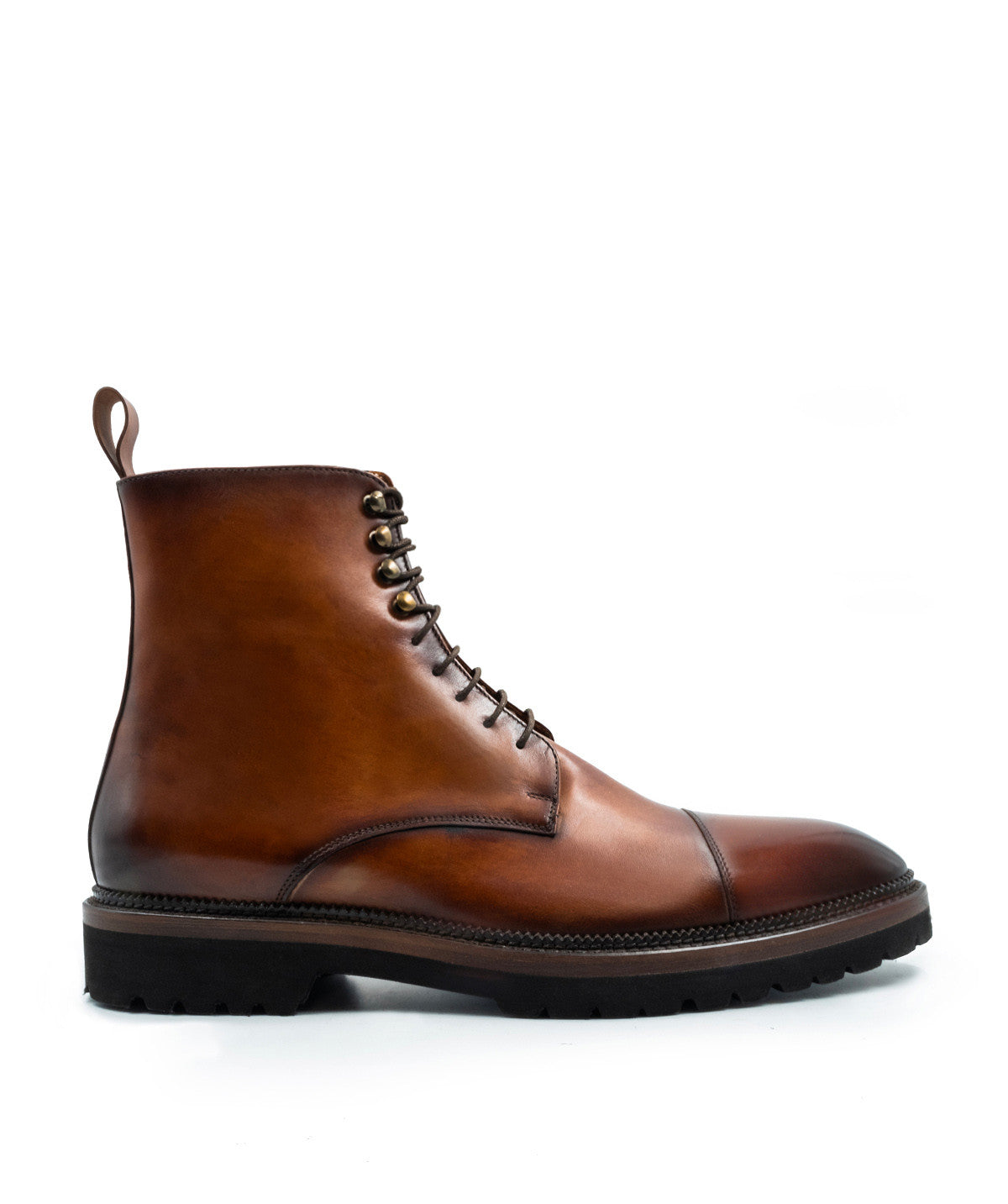 Bottines ALESSANDRO Marron Patiné