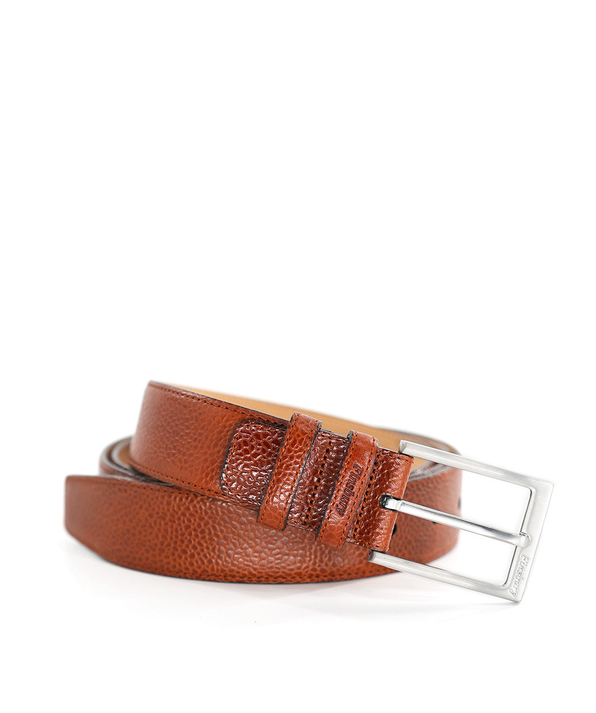 Brown Grained Leather Belt (Old style)
