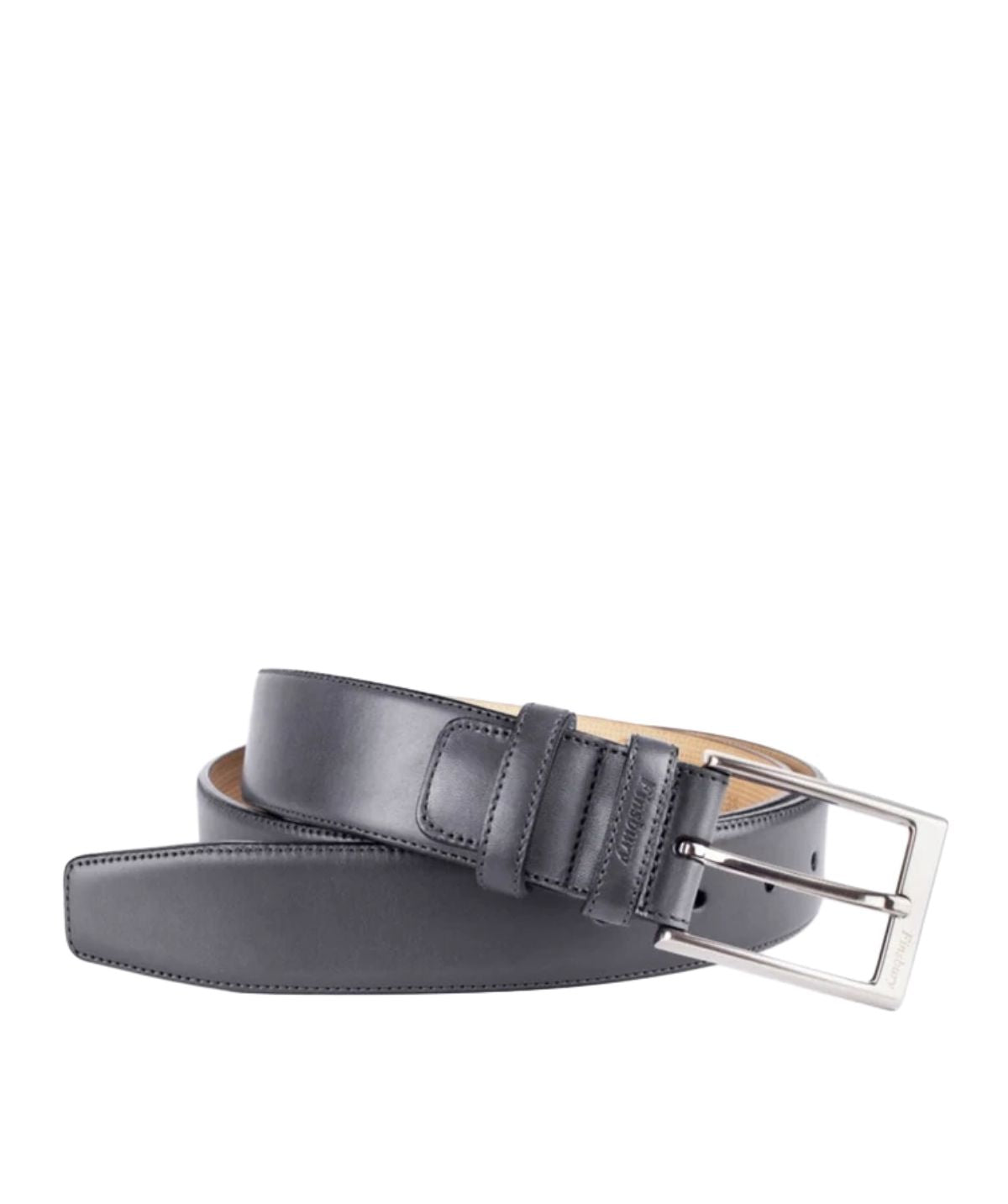 Grey Leather Belt