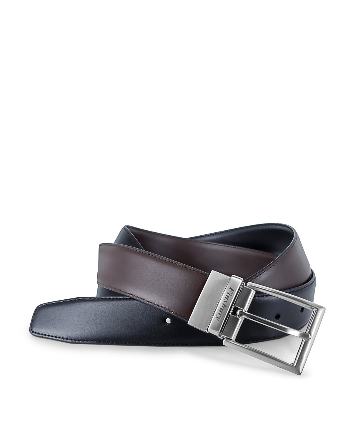 Ceinture Cuir Noir et Marron Réversible