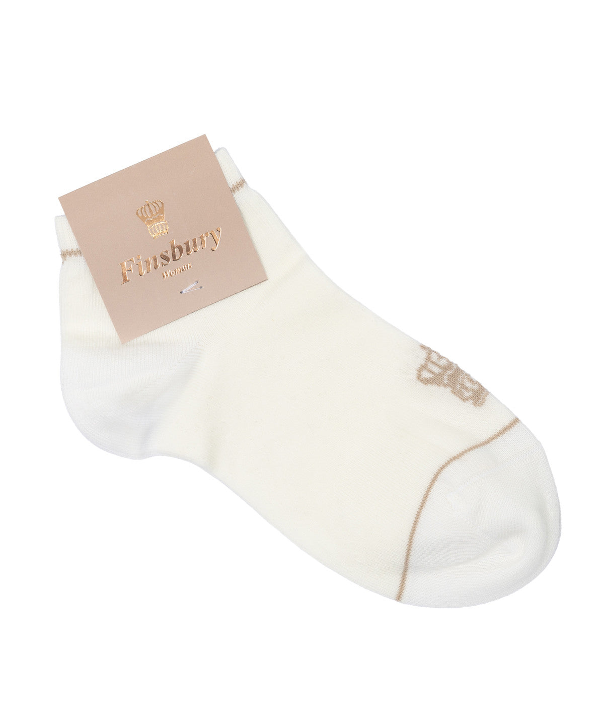 Claudia Ivory Ankle Socks