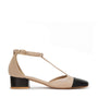 Beige and Black