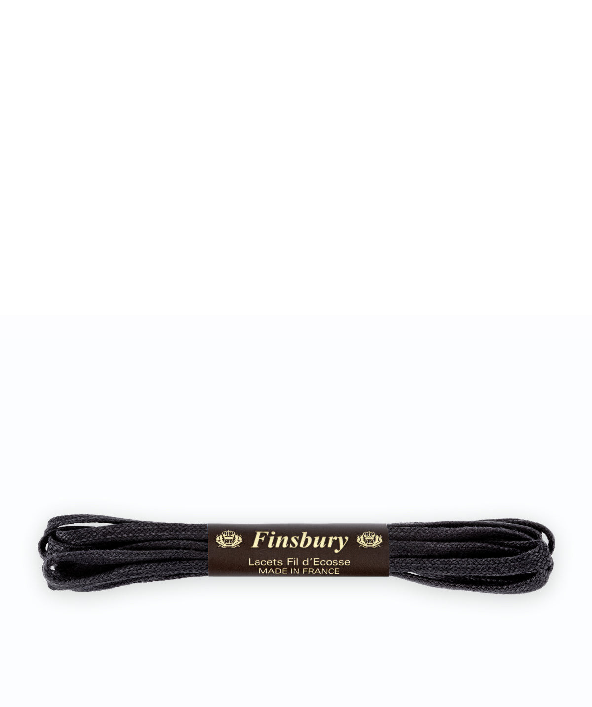 Laces JACKSON Black Flat 120cm
