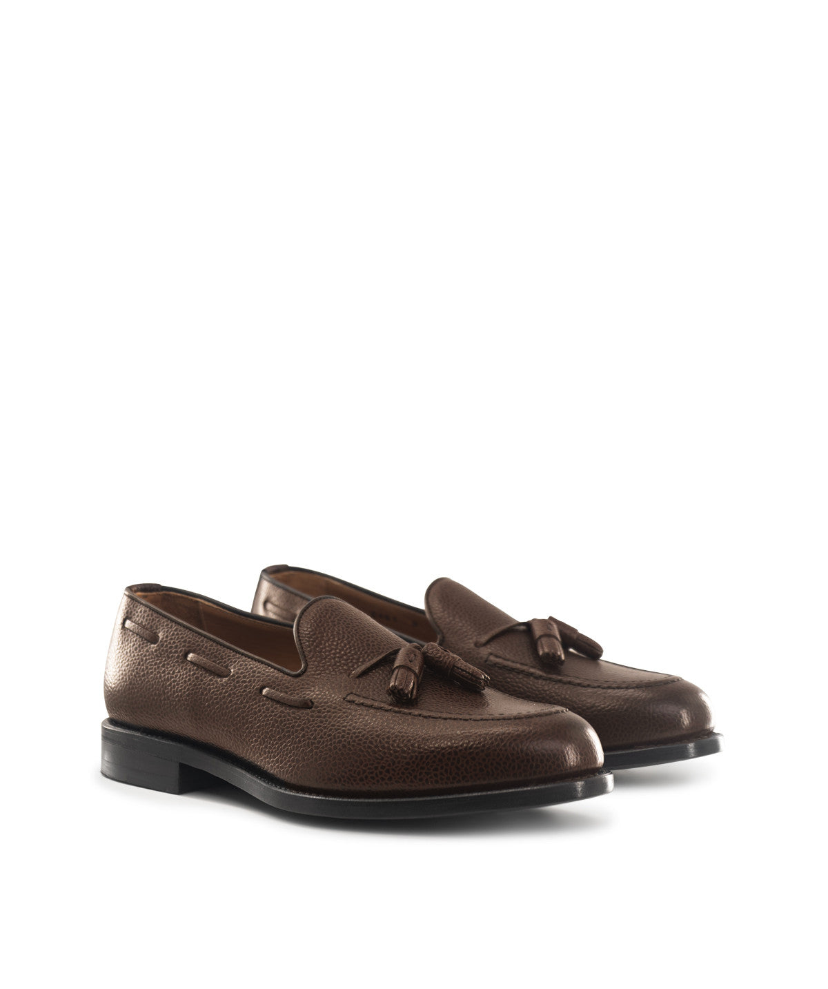 OLDEN Brown Grained Loafer