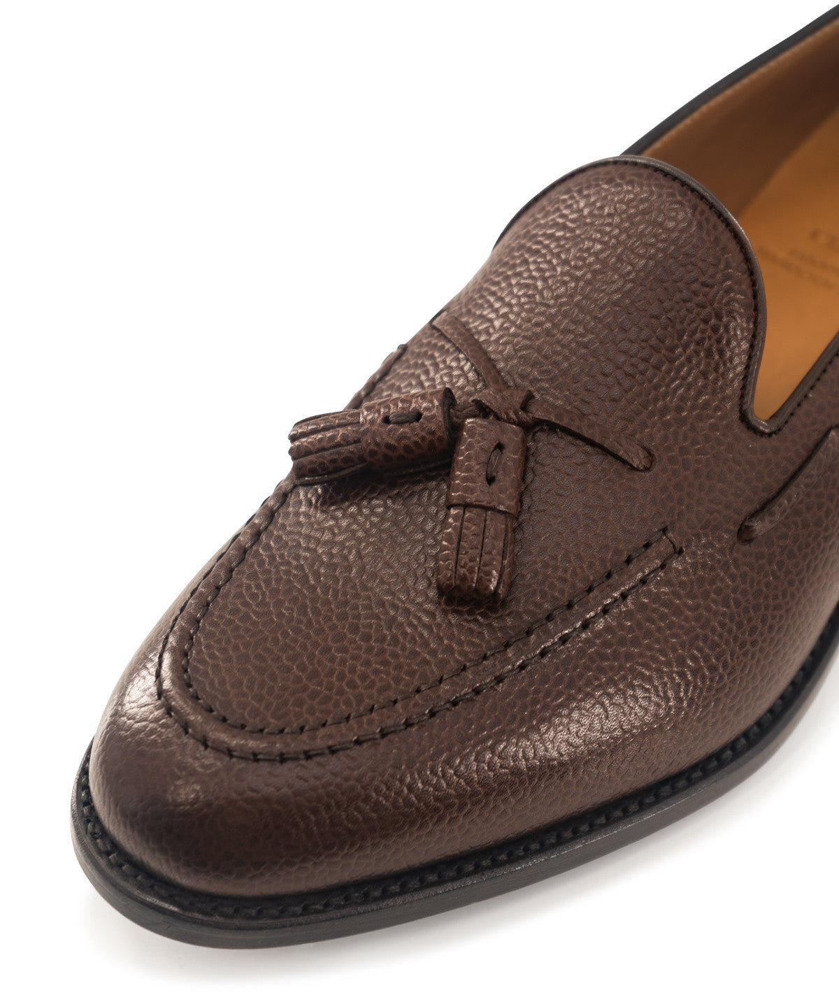OLDEN Brown Grained Loafer